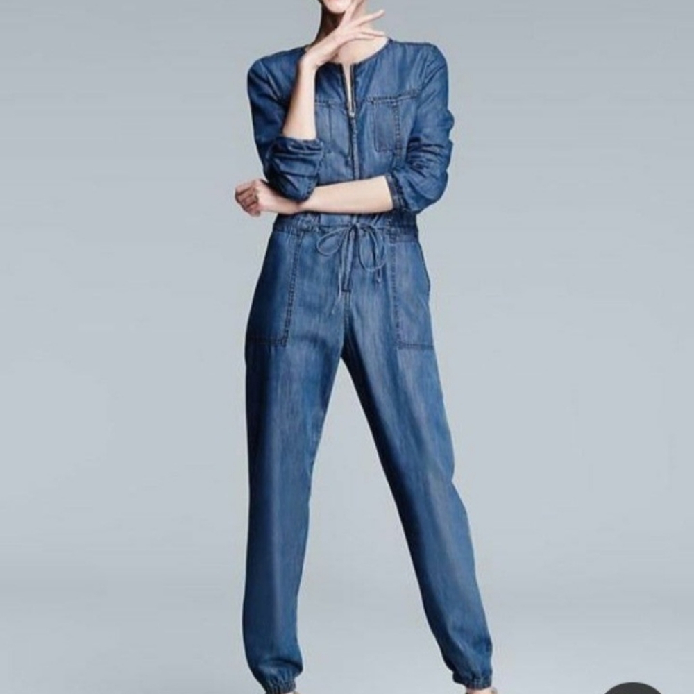 Gap Chambray Boilersuit - image 1